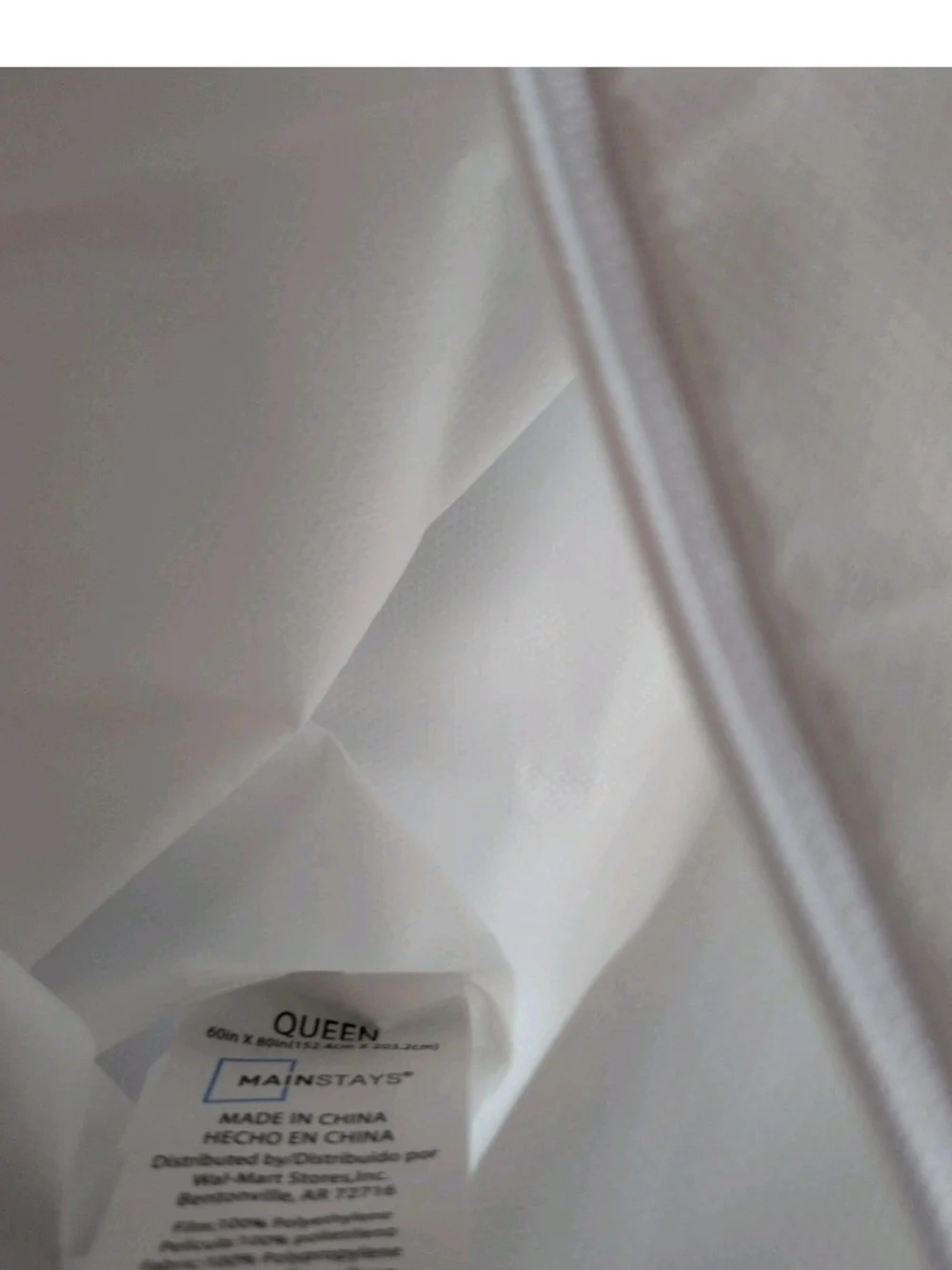 Queen Mainstays Waterproof Duvet Mattress Protector